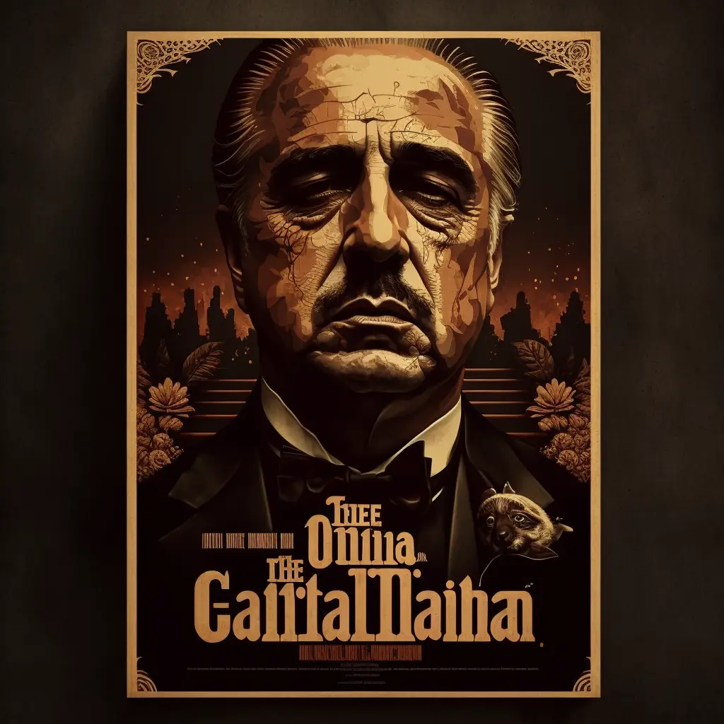 movie poster for the godfather